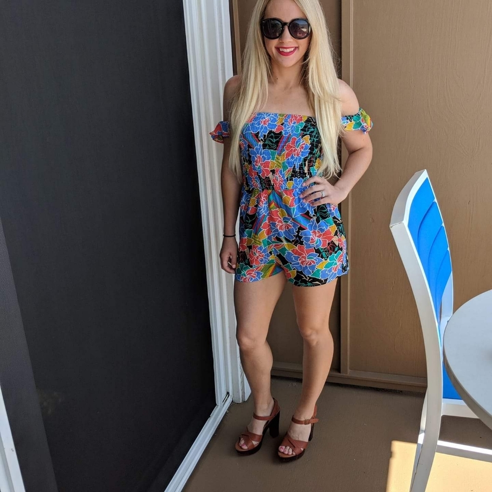 LuLu's Floral Romper